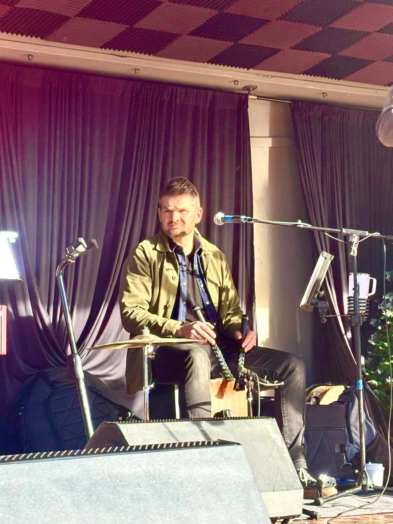 Chris Elam on percussion